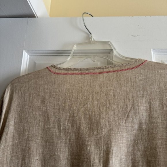 Spartina 449 Linen Embroidered Dress - Picture 8 of 10